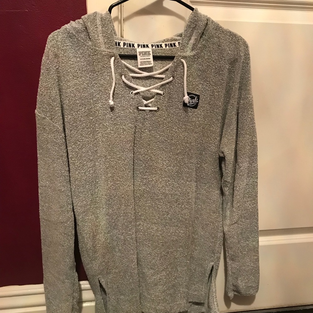 PINK Grey Sweater